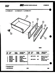 06 - Drawer Parts parts for Frigidaire Range 37-2538-23-02 from AppliancePartsPros.com