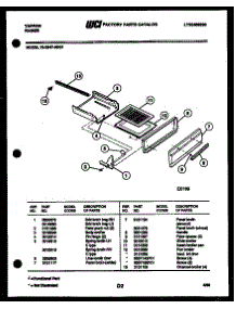 05 - Broiler Drawer Parts parts for Frigidaire Range 72-2547-00-07 from AppliancePartsPros.com