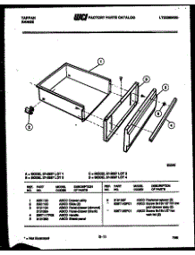 06 - Drawer Parts parts for Frigidaire Range 37-2637-23-04 from AppliancePartsPros.com