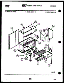 10 - Upper Body Parts parts for Frigidaire Range 72-2547-00-01 from AppliancePartsPros.com