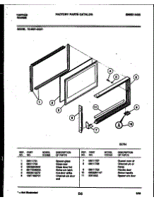 09 - Upper Oven Door Parts parts for Frigidaire Range 72-3651-23-01 from AppliancePartsPros.com