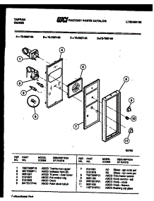 06 - Control Panel parts for Frigidaire Range 72-3657-66-03 from AppliancePartsPros.com