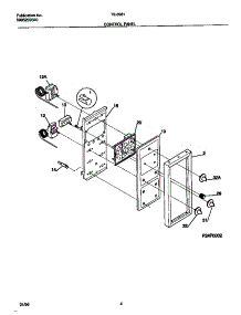 03 - Control Panel parts for Frigidaire Range 72-3981-00-07 from AppliancePartsPros.com