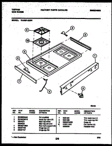 03 - Cooktop Parts parts for Frigidaire Range 72-3981-23-04 from AppliancePartsPros.com