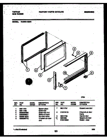 09 - Upper Oven Door Parts parts for Frigidaire Range 72-3981-23-04 from AppliancePartsPros.com