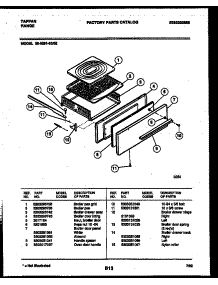 05 - Broiler Drawer Parts parts for Frigidaire Range 36-3281-00-02 from AppliancePartsPros.com