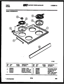 06 - Cooktop Parts parts for Frigidaire Range 33DEMBWAD3 from AppliancePartsPros.com