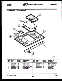 03 - Cooktop Parts parts for Frigidaire Range 36-3690-00-01 from AppliancePartsPros.com