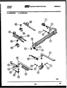 06 - Burner, Manifold And Gas Control parts for Frigidaire Range 36-3690-00-01 from AppliancePartsPros.com