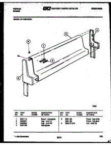 03 - Backguard parts for Frigidaire Range 37-1039-00-04 from AppliancePartsPros.com