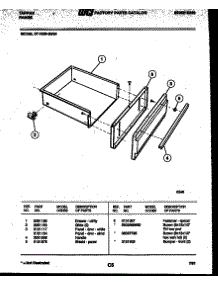 06 - Drawer Parts parts for Frigidaire Range 37-1039-00-04 from AppliancePartsPros.com