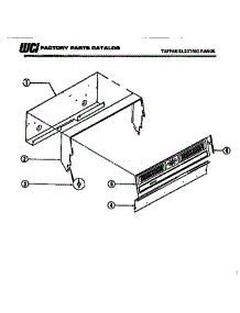 07 - Backguard parts for Frigidaire Range 37-1042-23-02 from AppliancePartsPros.com