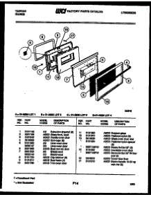 04 - Door Parts parts for Frigidaire Range 31-2528-00-04 from AppliancePartsPros.com