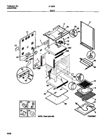 03 - Body parts for Frigidaire Range 31-2649-00-09 from AppliancePartsPros.com
