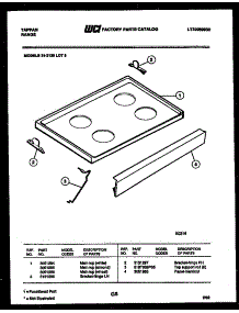 04 - Cooktop Parts parts for Frigidaire Range 31-3138-00-05 from AppliancePartsPros.com