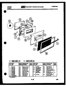 04 - Door Parts parts for Frigidaire Range 31-3347-66-01 from AppliancePartsPros.com