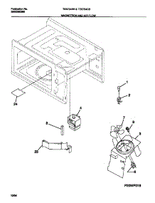 06 - Magnetron And Air Flow parts for Frigidaire Oven TEB794BBBA from AppliancePartsPros.com