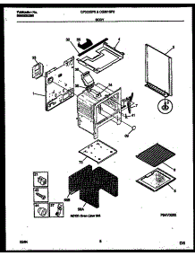 05 - Body Parts parts for Frigidaire Range CG300SP2D3 from AppliancePartsPros.com