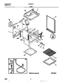 04 - Body parts for Frigidaire Range CR302VP2W03 from AppliancePartsPros.com