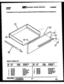 06 - Drawer Parts parts for Frigidaire Range 37-1028-23-01 from AppliancePartsPros.com