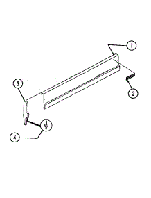 03 - Backguard parts for Frigidaire Range 37-1272-23-04 from AppliancePartsPros.com