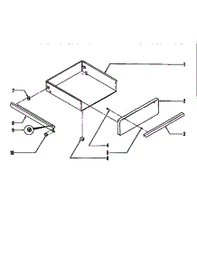 06 - Drawer Parts parts for Frigidaire Range 37-1272-23-04 from AppliancePartsPros.com