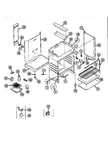 08 - Body Parts parts for Frigidaire Range 37-1272-23-01 from AppliancePartsPros.com