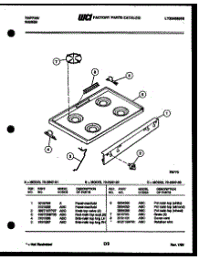 03 - Cooktop Parts parts for Frigidaire Range 72-2547-66-03 from AppliancePartsPros.com