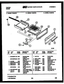 05 - Broiler Drawer Parts parts for Frigidaire Range 72-2547-23-05 from AppliancePartsPros.com