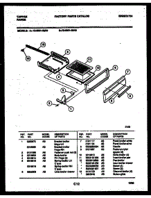 04 - Broiler Drawer Parts parts for Frigidaire Range 72-3651-00-03 from AppliancePartsPros.com