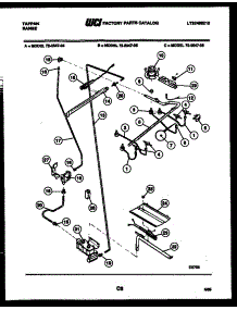08 - Burner, Manifold And Gas Control parts for Frigidaire Range 72-2547-23-05 from AppliancePartsPros.com
