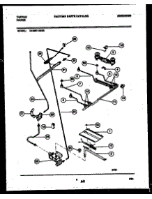 06 - Burner, Manifold And Gas Control parts for Frigidaire Range 72-3651-00-05 from AppliancePartsPros.com