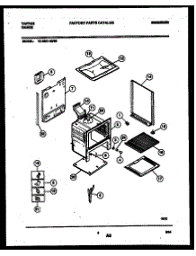 07 - Lower Body Parts parts for Frigidaire Range 72-3651-00-05 from AppliancePartsPros.com