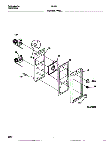 03 - Control Panel parts for Frigidaire Range 72-3651-23-08 from AppliancePartsPros.com
