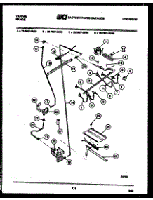 08 - Burner, Manifold And Gas Control parts for Frigidaire Range 72-3657-00-08 from AppliancePartsPros.com