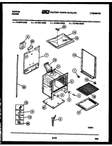 09 - Lower Body Parts parts for Frigidaire Range 72-3657-00-08 from AppliancePartsPros.com
