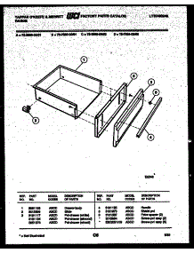 04 - Drawer Parts parts for Frigidaire Range 72-3989-00-02 from AppliancePartsPros.com