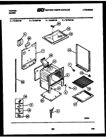 09 - Lower Body Parts parts for Frigidaire Range 72-7657-00-05 from AppliancePartsPros.com