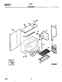 06 - Upper Body parts for Frigidaire Range 72-3981-23-08 from AppliancePartsPros.com