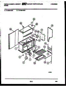 10 - Upper Body Parts parts for Frigidaire Range 72-3989-00-03 from AppliancePartsPros.com