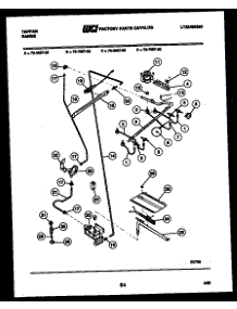 08 - Burner, Manifold And Gas Control parts for Frigidaire Range 72-7657-66-06 from AppliancePartsPros.com