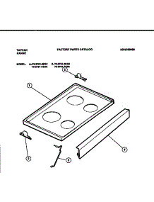 04 - Electric Cooktop parts for Frigidaire Range 73-3751-23-04 from AppliancePartsPros.com