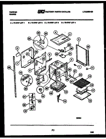09 - Lower Body Parts parts for Frigidaire Range 73-3757-23-01 from AppliancePartsPros.com