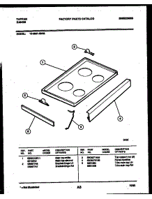 03 - Cooktop Parts parts for Frigidaire Range 73-3951-23-02 from AppliancePartsPros.com