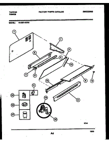 04 - Splasher Control parts for Frigidaire Range 73-3951-23-02 from AppliancePartsPros.com
