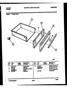 09 - Drawer Parts parts for Frigidaire Range 73-3951-23-02 from AppliancePartsPros.com