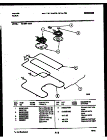 10 - Broiler Parts parts for Frigidaire Range 73-3951-23-02 from AppliancePartsPros.com