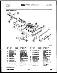 11 - Broiler Drawer Parts parts for Frigidaire Range 76-4232-23-14 from AppliancePartsPros.com