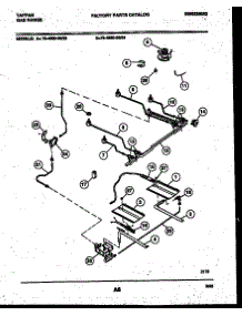 05 - Burner, Manifold And Gas Control parts for Frigidaire Range 76-4960-23-04 from AppliancePartsPros.com