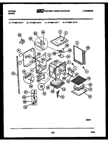 04 - Lower Body Parts parts for Frigidaire Range 77-4957-00-08 from AppliancePartsPros.com